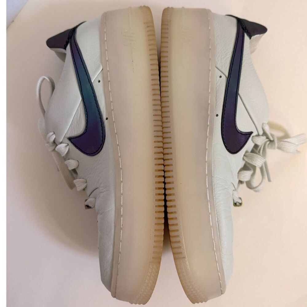 Nike Air Force 1 Sage Low LX Spruce Aura Iridescent Size 8.5 AR5409-003 Platform - Picture 11 of 14